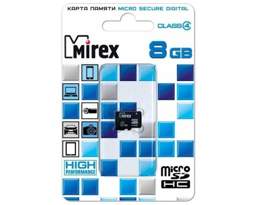 Карта памяти 8GB Mirex 13612-MCROSD08