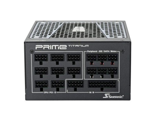 Блок питания Seasonic ATX 1000W PRIME ULTRA TITANIUM SSR-1000TR 80+ titanium (24+4+4pin) APFC 135mm fan 14xSATA Cab Manag RTL