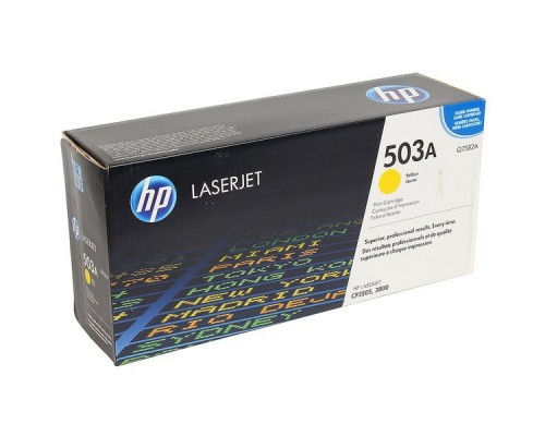 Оригинальный картридж hp Q7582A № 503A жёлтый