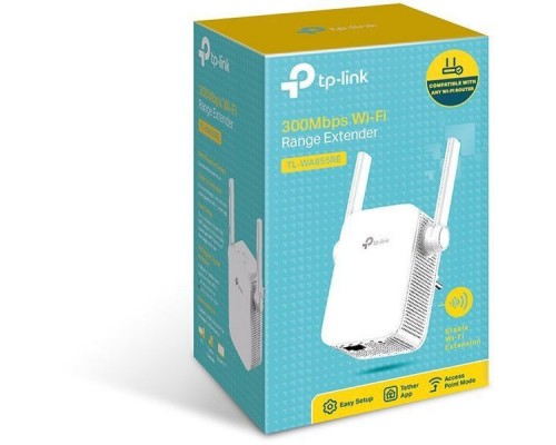 Ретранслятор TP-Link TL-WA855RE Wireless N Range Extender (1UTP 10/100Mbps, 802.11b/g/n, 300Mbps)