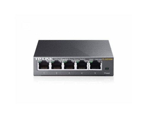 Коммутатор TP-Link TL-SG105E 5-Port Gigabit Easy Smart Switch 5UTP 10/100/1000Mbps)