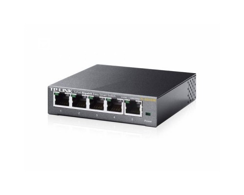 Коммутатор TP-Link TL-SG105E 5-Port Gigabit Easy Smart Switch 5UTP 10/100/1000Mbps)