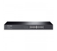 Коммутатор TP-Link TL-SG1016 16-port Gigabit Switch, 1U 19-inch rack-mountable steel case                                                                                                                                                                 