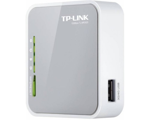 Маршрутизатор TP-Link TL-MR3020 Portable 3G/3.75G Wireless N Router (1UTP 10/100Mbps, 802.11b/g/n)