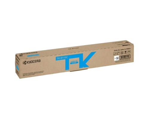 Тонер-картридж Kyocera-Mita TK-8115C 6K Cyan для M8124cidn/M8130cidn