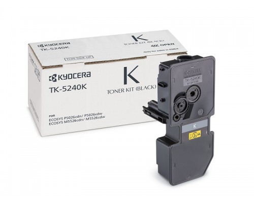 Тонер-картридж Kyocera-Mita TK-5240K 4K Black  для P5026cdn/cdw, M5526cdn/cdw