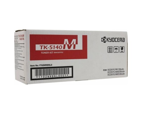 Тонер-картридж Kyocera-Mita TK-5140M 5K для P6130cdn/M6x30cdn  1T02NRBNL0