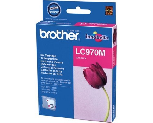 Картридж Brother LC970M Magenta DCP-135C/150C, MFC-235C/260С (300 стр.) (ориг.)