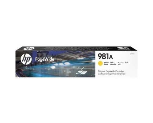 Картридж HP 981A струйный желтый (6000 стр)