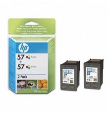 Картридж HP C9503AE 2-Pack (№57+№57) цветной для DJ450C(B)i/wbt/5150/5652/96x0,OJ4255/5510/6110,PhSm                                                                                                                                                      