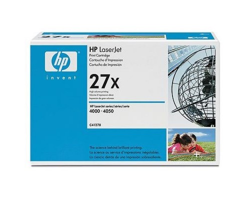 Оригинальный картридж hp C4127X (№27X) чёрный