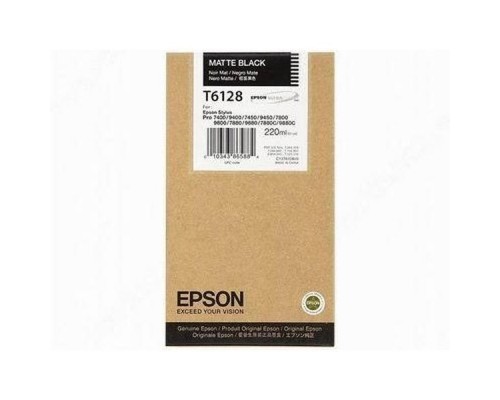 Картридж EPSON T6128 черный матовый для Stylus Pro 7450/9450 C13T612800