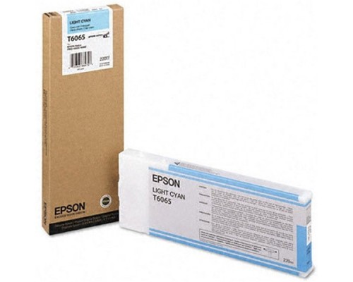 Картридж Epson T6065 C13T606500 Light Cyan для Stylus Pro 4800/4880 (220 мл) (оригинал)