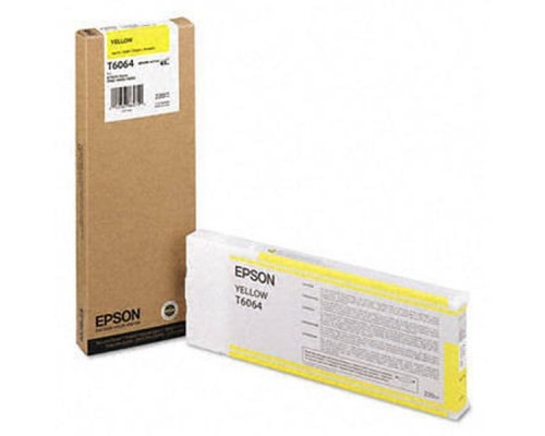 Картридж EPSON T6064 желтый повышенной емкости для Stylus Pro 4880 C13T606400