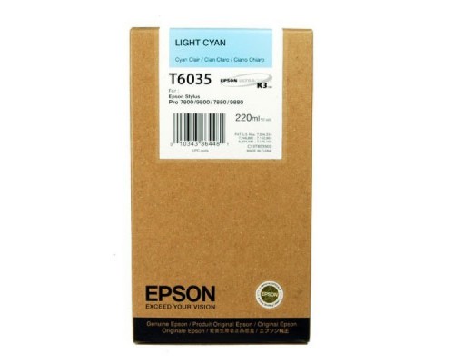 Картридж EPSON T6035 светло-голубой для Stylus Pro 7880/9880 C13T603500