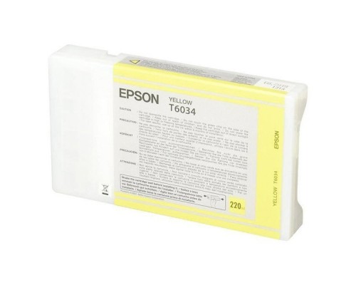 Картридж EPSON T6034 желтый для Stylus Pro 7880/9880 C13T603400