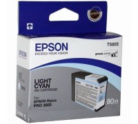 Картридж светло-голубой Epson T5805 для Stylus Pro 3800/3880 (80 мл)                                                                                                                                                                                      