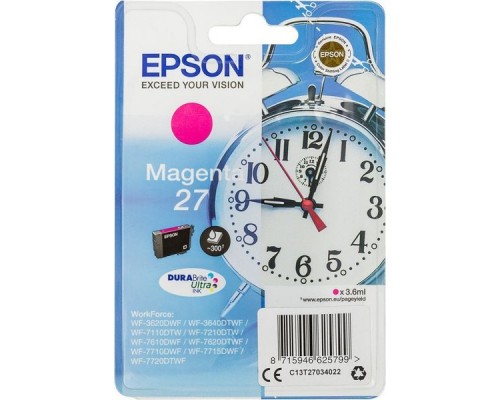 Картридж Epson T2703 C13T27034022 Magenta для WorkForce WF-7110/7610/7620