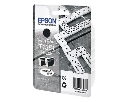 Картридж Epson T1361 C13T13614A10 Black для K101/К201/К301 (оригинал)