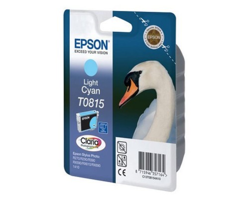 Картридж  Epson T0815 Светло-голубой повышенной емкости C13T11154A10