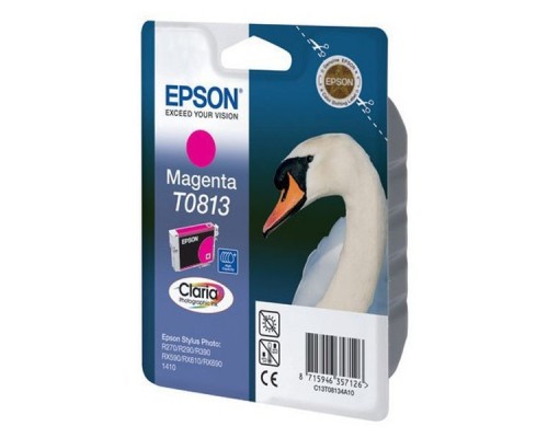 Картридж  Epson T0813 Пурпурный повышенной емкости C13T11134A10