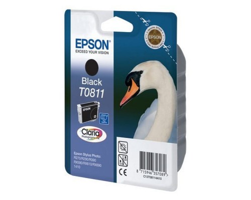 Картридж  Epson T0811 Черный повышенной емкости C13T11114A10