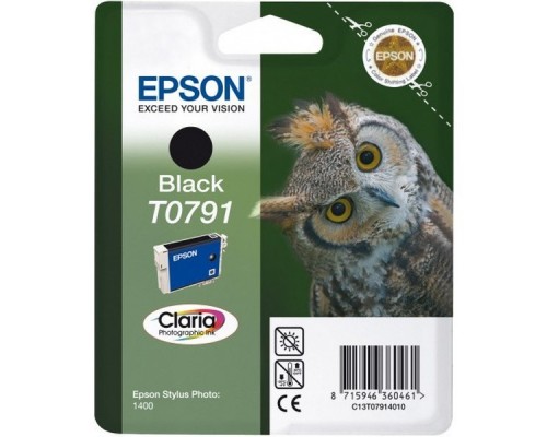 Картридж EPSON T0791 черный повышенной емкости для P50/PX660/PX820/PX830