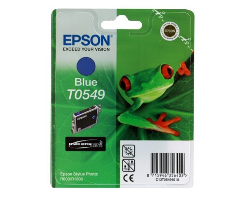 Картридж Epson T0549 для Stylus Photo R800/R1800 голубой