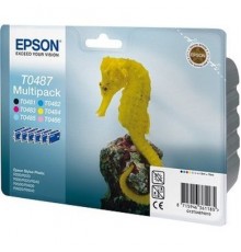 Набор картриджей Epson T0487 Stylus Photo R200/R220/R300/R320/R340/RX500/RX600/RX620                                                                                                                                                                      