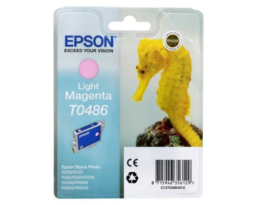 Картридж EPSON T0486 светло-пурпурный для R200/R300/RX500/RX600 C13T04864010