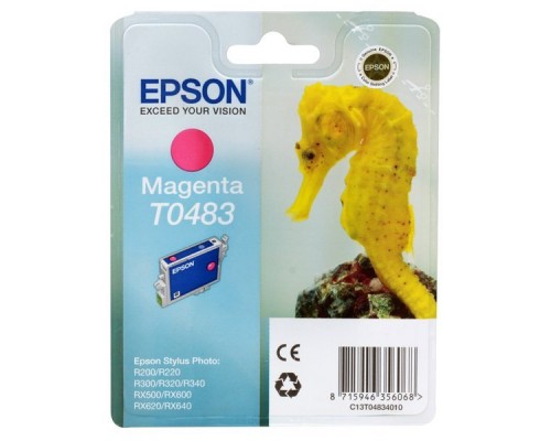 Картридж EPSON T0483 пурпурный для R200/R300/RX500/RX600 C13T04834010