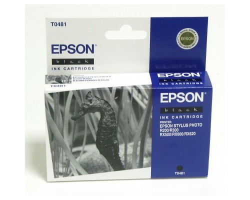 Картридж EPSON T0481 черный для R200/R300/RX500/RX600 C13T04814010