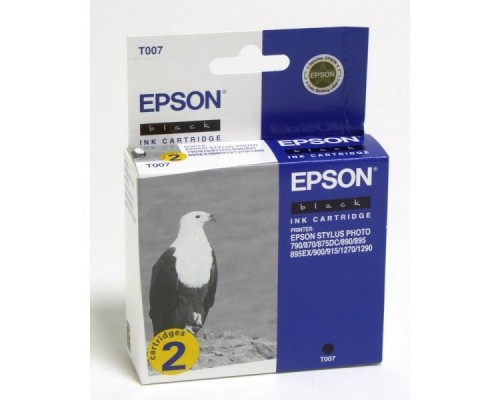 Картридж Epson T007 C13T00740210 Black двойной для Stylus Photo 790/870/875DC/890/895/915/1290 (ори