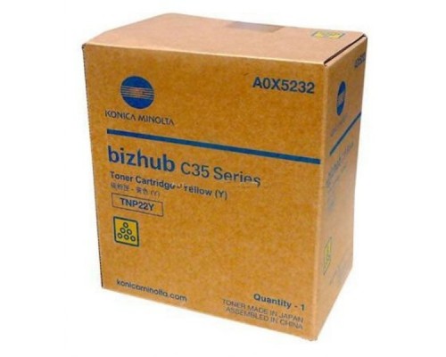 Тонер Konica-Minolta bizhub C35/C35P желтый TNP-22Y A0X5252