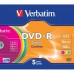 Диск DVD-R 4.7Gb 16x Verbatim (5 шт.) Slim 43557/43547