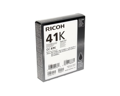 Картридж Ricoh  GC41K черный Aficio 3110DN/DNw/SFNw/3100SNw/7100DN (2500стр)