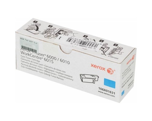 Картридж Xerox Phaser 6000 Cyan 106R01631