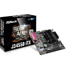 Материнская плата ASRock J3455B-ITX Celeron J3455 CPU onboard Dsub+HDMI GbLANSATA Mini-ITX 2DDR3 SODIMM (RTL                                                                                                                                              