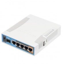 Маршрутизатор RB962UiGS-5HacT2HnT hAP ac Wi-Fi router. 802.11b/g/n/AC 2.4GHz/5GHz, 5x Ethernet 10/100/1000, USB, PoE                                                                                                                                      