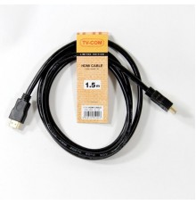 Кабель HDMI (19M -19M)  1.5м TV-COM CG150S-1.5M ver 1.4V+3D                                                                                                                                                                                               