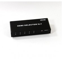 Переключатель HDMI Switch 5in в 1out, v1.4 Vcom DD435                                                                                                                                                                                                     