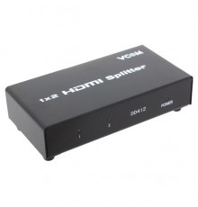 Разветвитель HDMI 1 в 2 монитора Vcom VDS8040D/DD412A 3D Full-HD 1.4v, каскадир.                                                                                                                                                                          