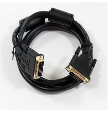 Кабель DVI dual link (25M-25M) 1.8м VCOM VDV6300-1.8M, 2 фильтра, позолоченные контакты,                                                                                                                                                                  