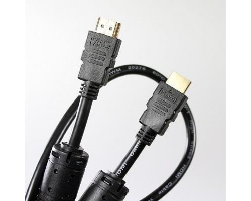 Кабель HDMI (19M -19M) 20м VCOM VHD6020D-20MB 2 фильтра, ver1.4V+3D, позол. контакты