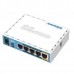 Точка доступа Wi-Fi RB952Ui-5ac2nD hAP ac Lite Wi-Fi router. 802.11b/g/n/AC 2.4GHz/5GHz, 5x Ethernet 10/100, USB, PoE