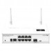 Точка доступа Wi-Fi CRS109-8G-1S-2HnD-IN Switch. Wifi 2.4GHz 802.11 a/b/g/n, Ethernet 8x 10/100/1000 + 1x SFP. PoE. Console, USB, LCD touchscreen