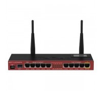 Точка доступа Wi-Fi RB2011UiAS-2HnD-IN Wi-Fi router. 802.11b/g/n 2.4GHz , 5x Ethernet 10/100 + 5x Ethernet 1000, USB, SFP cage, USB, PoE                                                                                                                  
