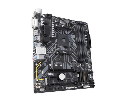 Материнская плата GigaByte B450M DS3H SAM4 AMD B450 2xPCI-E DVI+HDMI GbLAN SATA RAID Micro-ATX 4DDR4 (RTL)