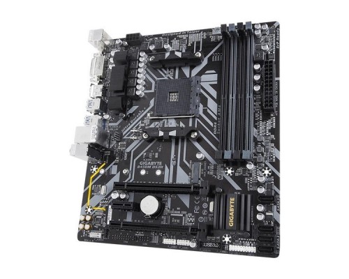 Материнская плата GigaByte B450M DS3H SAM4 AMD B450 2xPCI-E DVI+HDMI GbLAN SATA RAID Micro-ATX 4DDR4 (RTL)