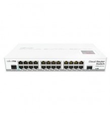 Маршрутизатор CRS125-24G-1S-IN Switch. Ethernet 24x 10/100/1000 + 1x SFP. PoE. Console, LCD touchscreen                                                                                                                                                   